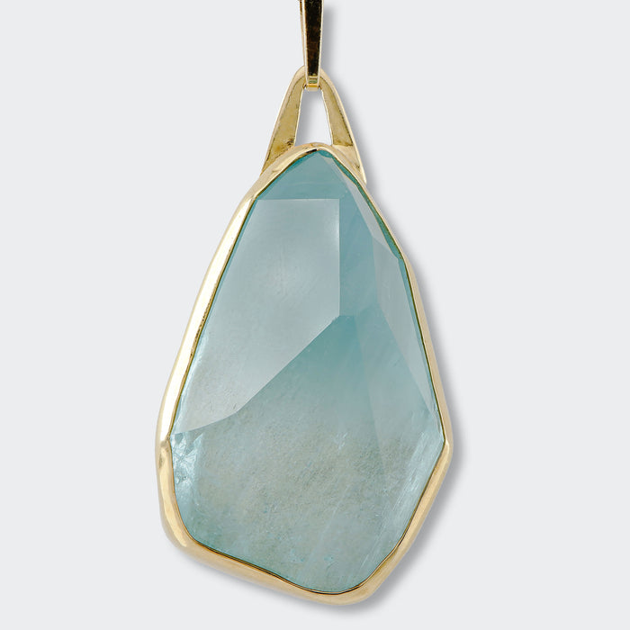 Aquamarine Statement Pendant