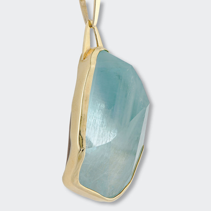 Aquamarine Statement Pendant