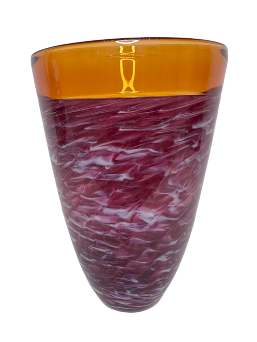 Pink & Orange Vortex Vase