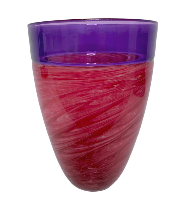 Pink & Purple Vortex Vase