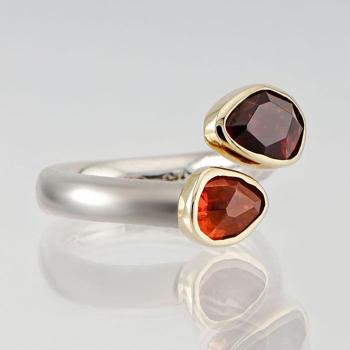 Multi Garnet Ring