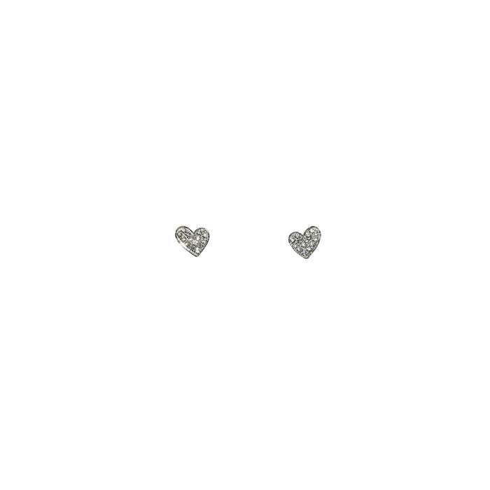 Graffiti Heart Stud Earrings