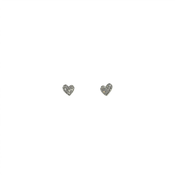 Graffiti Heart Stud Earrings