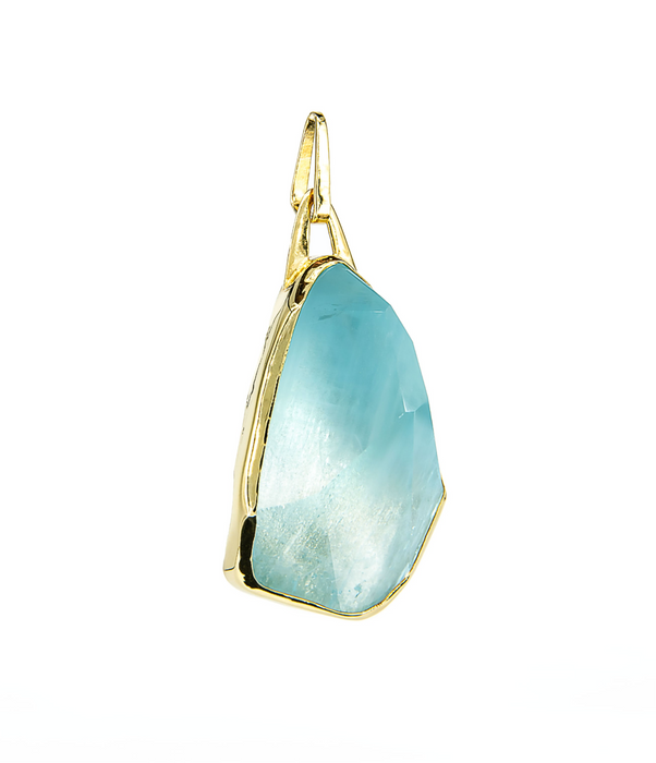 Aquamarine Statement Pendant