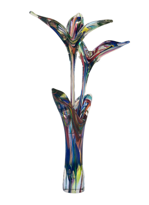 Double Bloom Bird of Paradise Sculpture