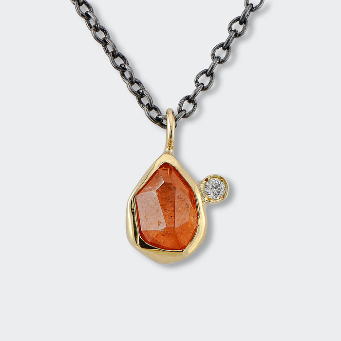 Mandarin Garnet Necklace