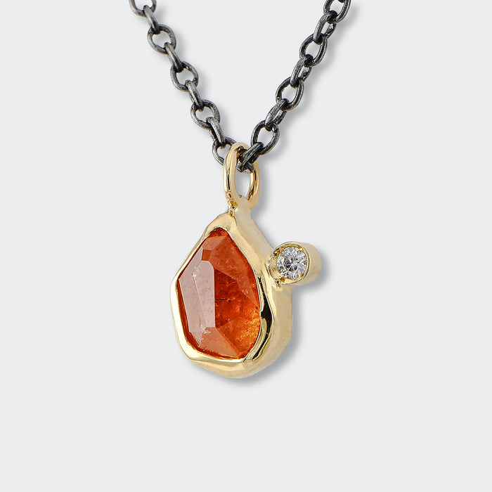 Mandarin Garnet Necklace