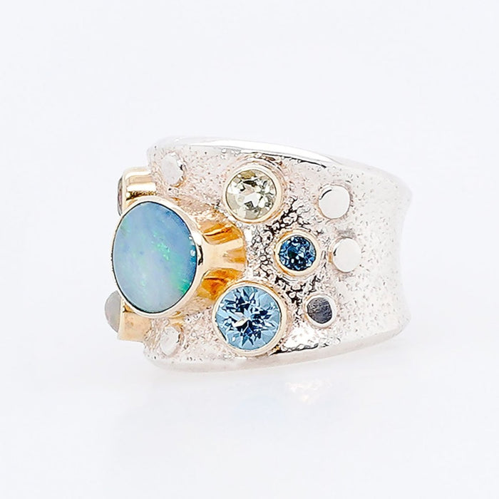 Multi Gemstone Ring