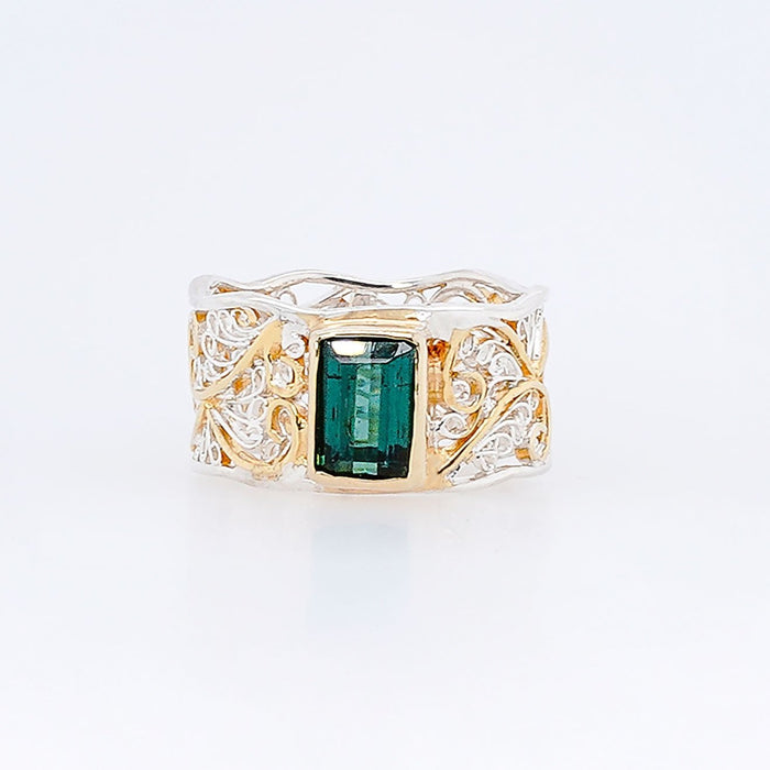 Green Tourmaline Ring