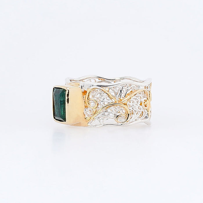 Green Tourmaline Ring