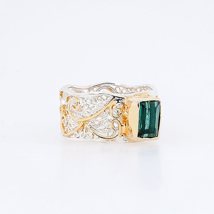 Green Tourmaline Ring