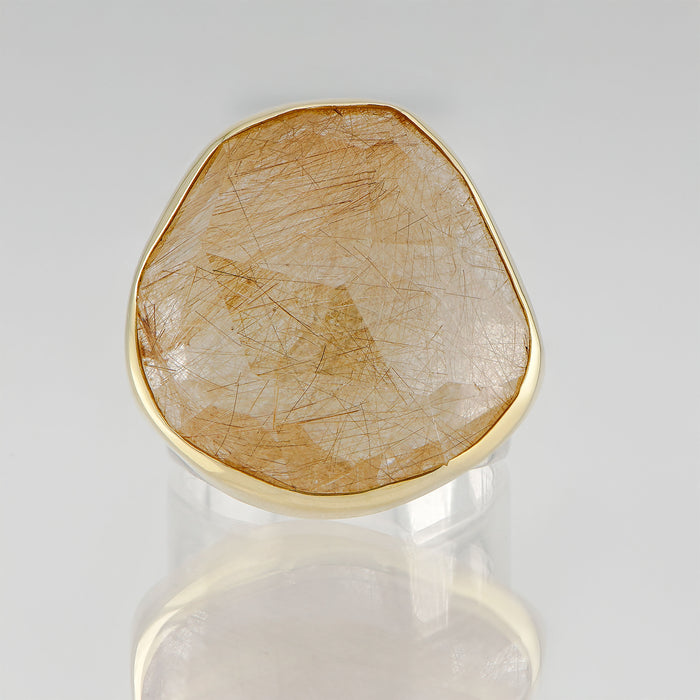 Rutilated Quartz Ring