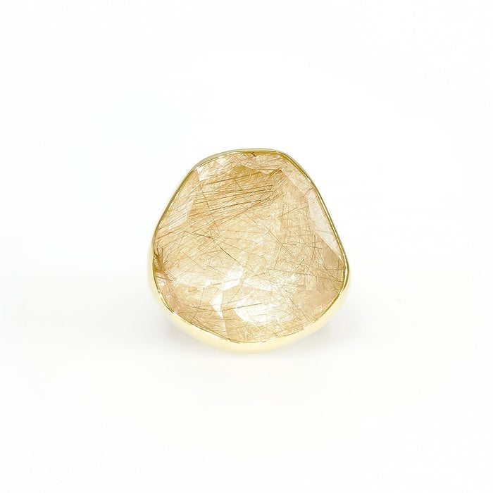 Rutilated Quartz Ring