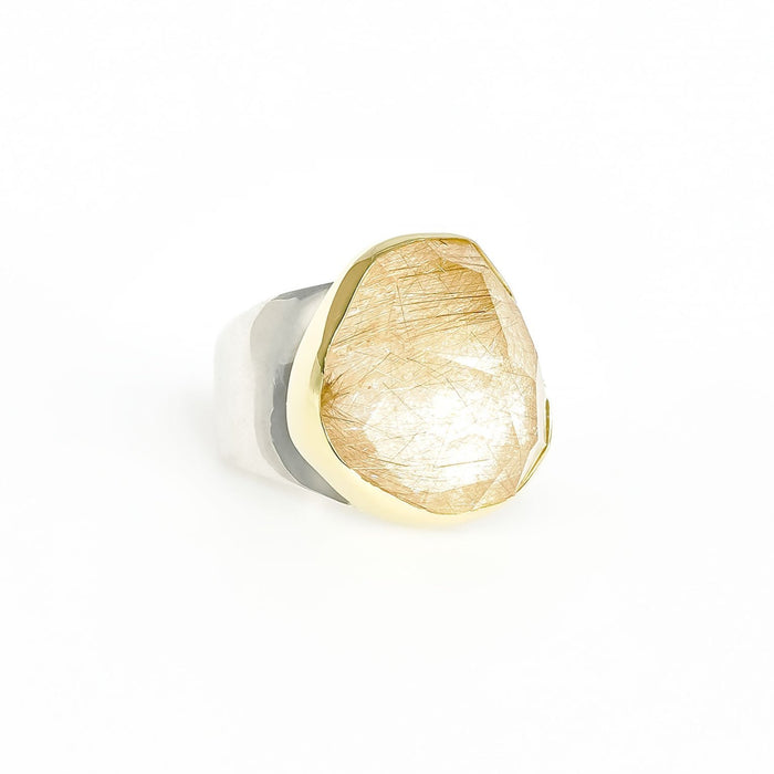 Rutilated Quartz Ring