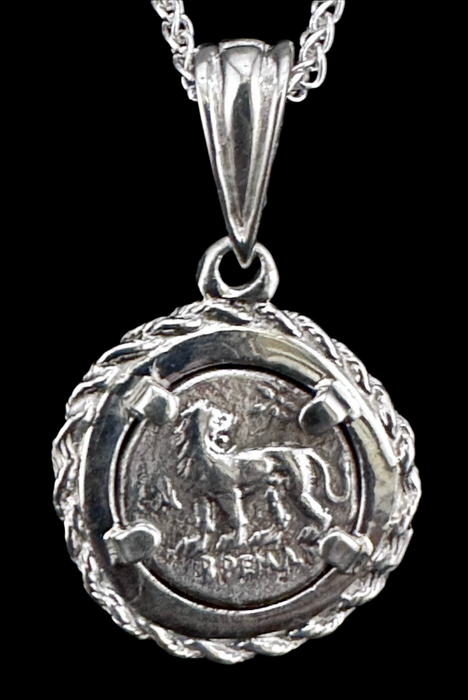 Laureate head of Apollo Coin Pendant