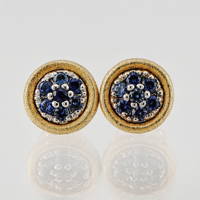 Blue Sapphire Earring Studs