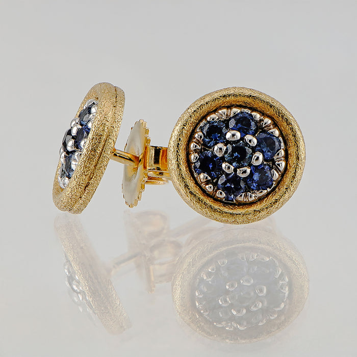 Blue Sapphire Earring Studs