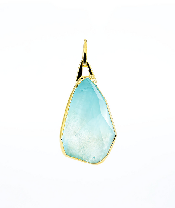 Aquamarine Statement Pendant