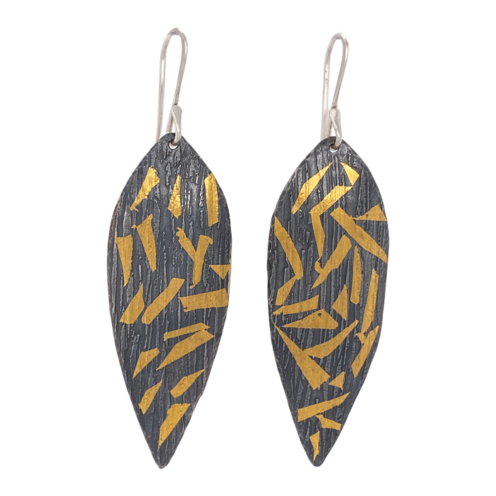 Elongated Silk Pod Earrings