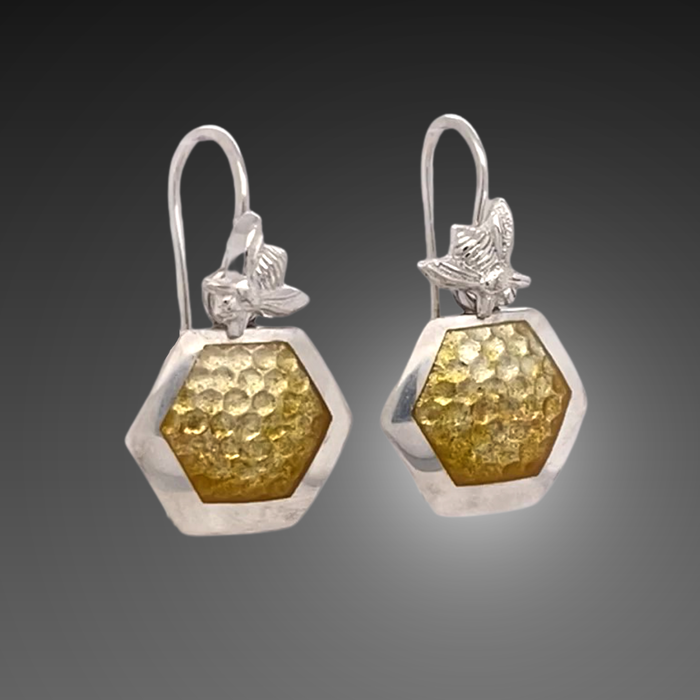 Honey Drop with Honey Bee Earrings